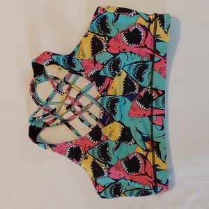 Constantly Varied Gear (CVG) Butterfly Back Bra / Shark Attack / Medium